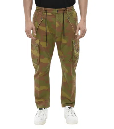 DSQUARED2 GREEN REGULAR CARGO PANTS