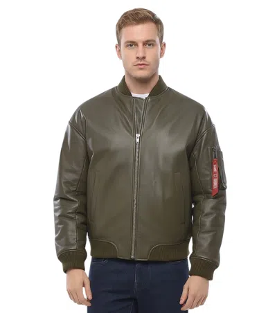 Dsquared2 Green Solid Bomber Jacket