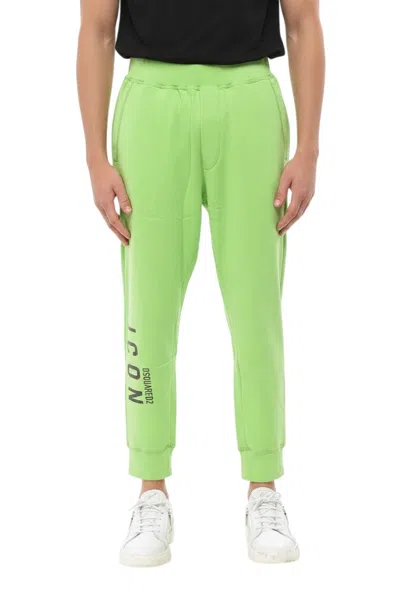 Dsquared2 Icon Logo-print Joggers In Green