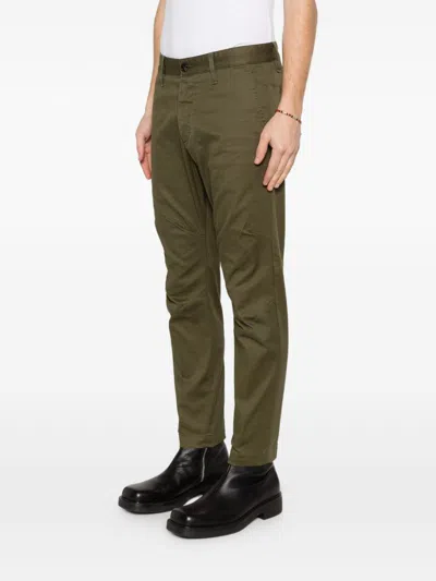 Dsquared2 Green Trousers Man Chino