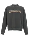 Dsquared2 "top Fade" Crew Neck Sweatshirt In Grey