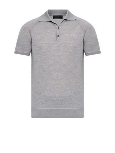 Dsquared2 Grey Casual T-shirt In Gray