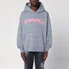 Dsquared2 Grey Cotton Sweatshirt With Logo In Grey