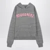 Dsquared2 Grey Cotton Sweatshirt With Logo In Gray
