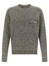 Dsquared2 Grey Crew Neck Sweater In Grey