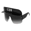 Dsquared2 99mm Icon Shield Sunglasses