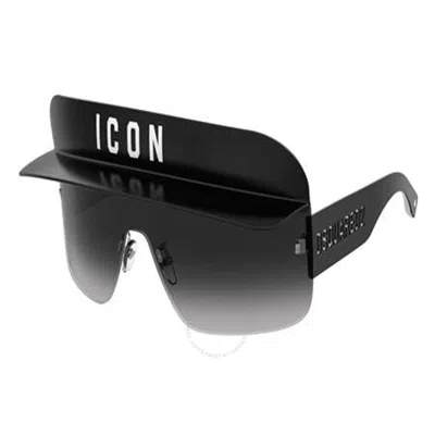 Dsquared2 99mm Icon Shield Sunglasses In Black