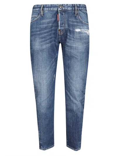 DSQUARED2 MEN GREY JEANS TWIST