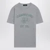 Dsquared2 Logo Bros Print T-shirt In Gray