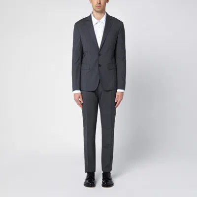 Dsquared2 Grey Single-breasted Wool Suit