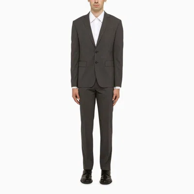 Dsquared2 Single-breasted Wool Suit In Grey