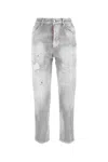 Dsquared2 Grey Stretch Denim Boston Jeans In Grey