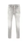 Dsquared2 Grey Stretch Denim Skater Jean Jeans In Grey