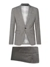 Dsquared2 Single Breasted Two-piece Tailored Suit In Gris