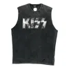 Dsquared2 X Kiss Studded Tank Top In Black