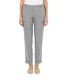 Dsquared2 Grey Tailored Flat Front Pants In Gray