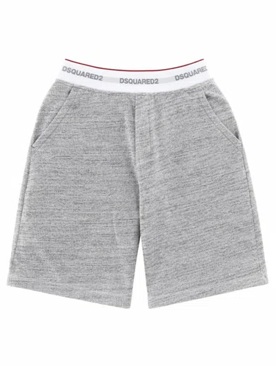 Dsquared2 Grey Textured Shorts