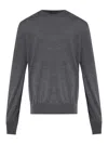 Dsquared2 Grey Virgin Wool Sweater In Gray