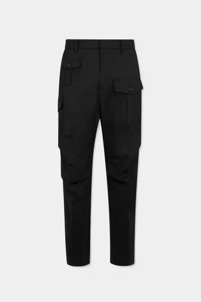 Dsquared2 H26 Cargo Pants In Black