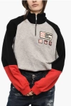 Dsquared2 D2 Athletic Panelled Sweatshirt In Gray