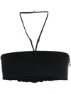 Dsquared2 Halterneck Bralette Top In Black