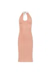 Dsquared2 Cut-out Detailing Midi Dress In Pink