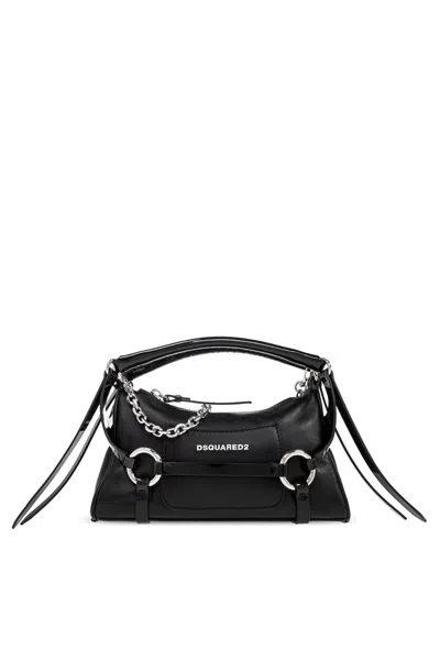 Dsquared2 Handbag With Logo In Black