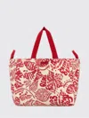 Dsquared2 Printed Canvas Shopping Bag In Multi