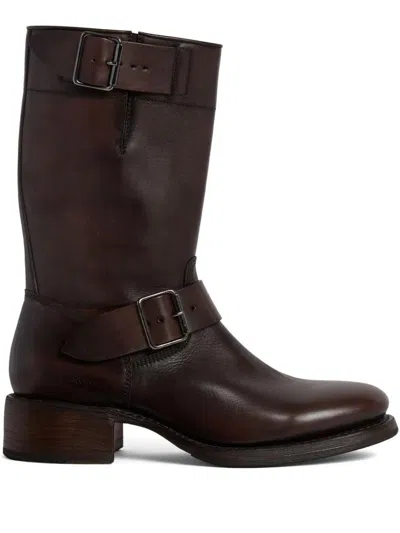 DSQUARED2 DSQUARED2 HARLEY LEATHER BOOTS