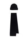 Dsquared2 Hat And Scarf Set In Black
