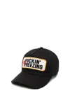 Dsquared2 Logo-patch Cotton Baseball Cap In Black