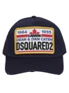 Dsquared2 Collegiate Logo Patch Baseball Cap In Black