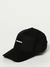 Dsquared2 Black Cotton Cap With Embroidered Logo In Black