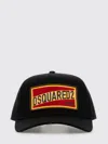Dsquared2 Dsquared Men Black Cotton Baseball Cap In Black