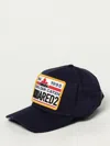 Dsquared2 Collegiate Logo Patch Baseball Cap In Blue