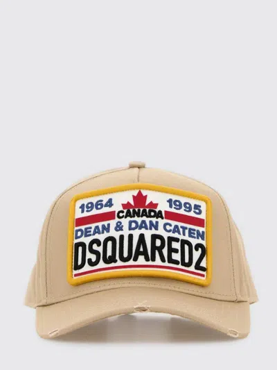 DSQUARED2 DSQUARED2 COTTON TWILL HAT WITH LOGO PATCH