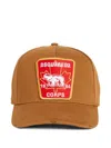 Dsquared2 Hat With Patch In Brown