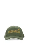 Dsquared2 Woman Hat Military Green Size Onesize Cotton