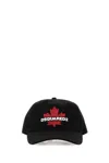 Dsquared2 Dsquared Men Black Cotton Baseball Cap In Black