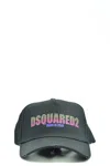 Dsquared2 Black Cotton Hat In Black