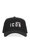 Dsquared2 Black Logo-print Baseball Cap