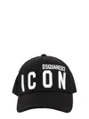 Dsquared2 Icon Baseball Hat In Black