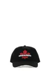 Dsquared2 Canadian Leaf Baseball Cap In Black