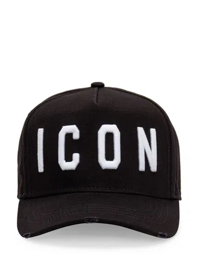 Dsquared2 Be Icon Black White Baseball Cap