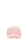 Dsquared2 Pink Cotton Baseball Cap In Pink