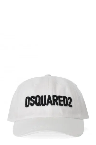 Dsquared2 Hats In White