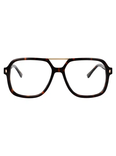 Dsquared2 Havana Acetate Glasses In Black