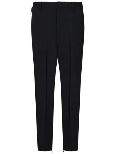 Dsquared2 Headquarter Skinny Techno Trousers In Black