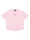 Dsquared2 Heart-appliqué Cotton T-shirt In Pink