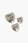 Dsquared2 Heart Shaped Open Your Heart Metal Brooches